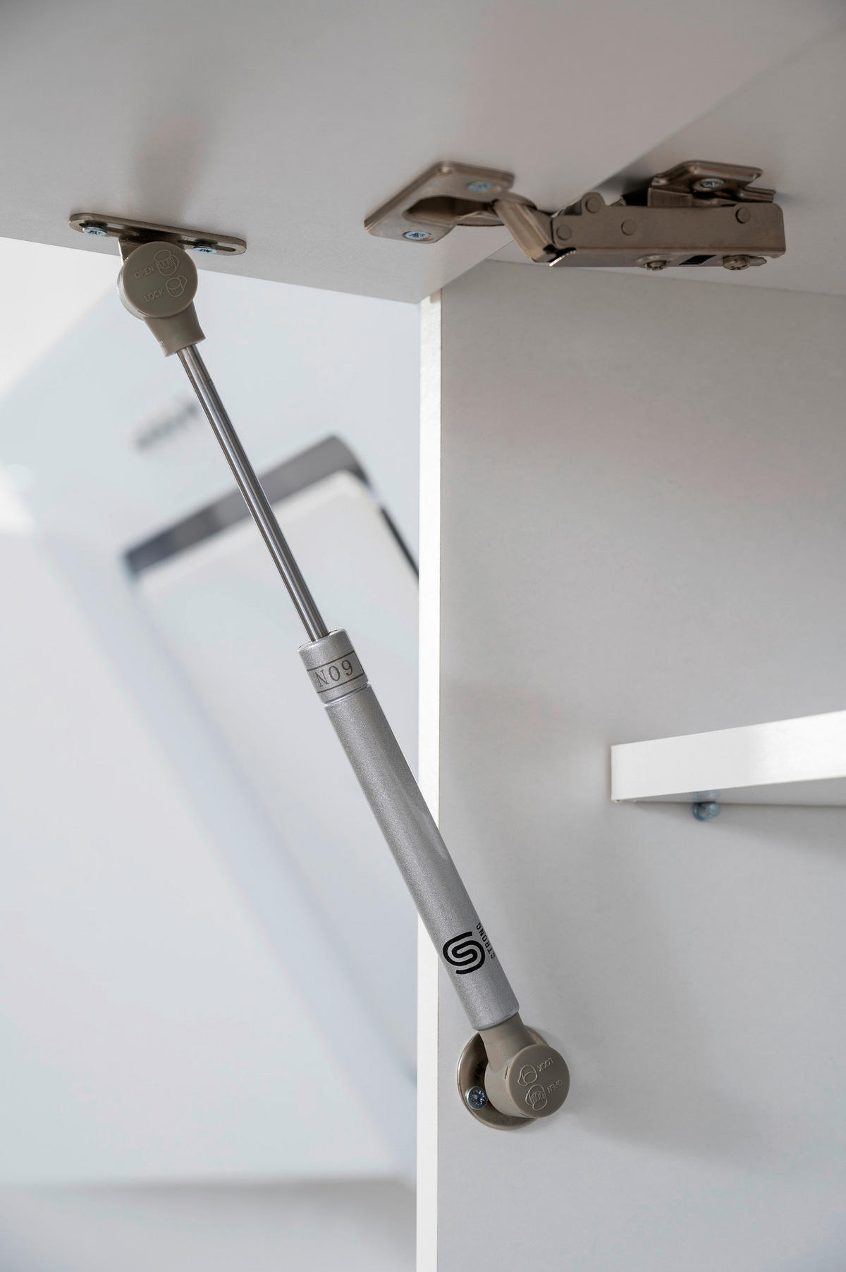 Respekta Winkelküche Amanda weiß Hochglanz B/H/T: ca. 260x200x60 cm Amanda - weiß/Edelstahloptik (260,00/200,00/60,00cm) - Respekta