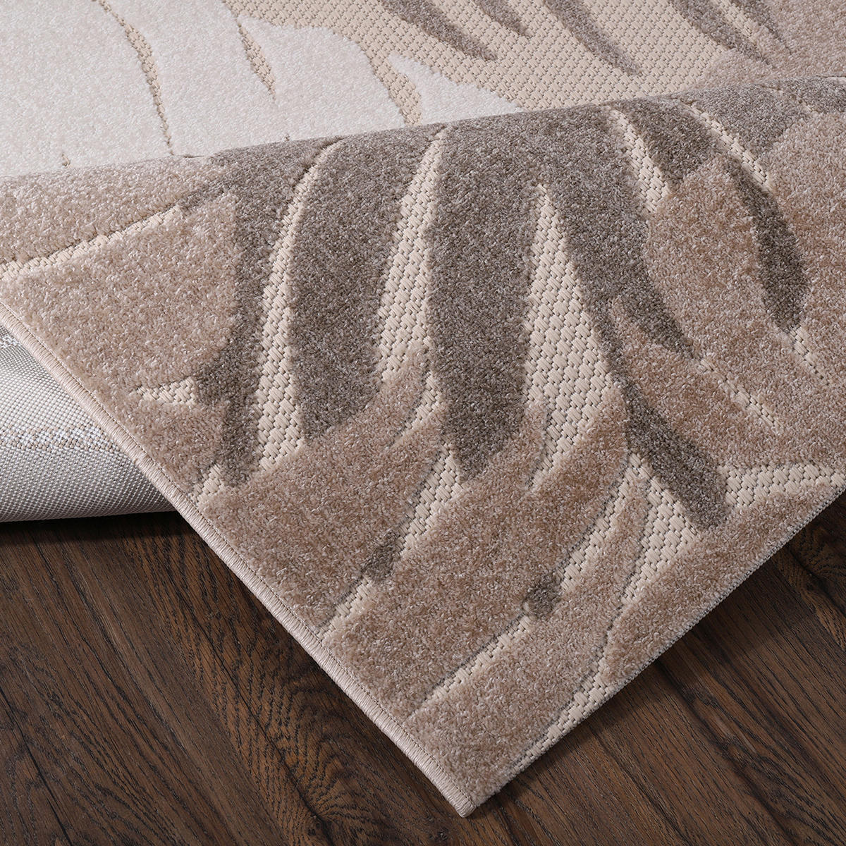 Sanat Outdoorteppich FLORAL beige B/L: ca. 80x200 cm FLORAL - beige (80,00/200,00cm) - Sanat