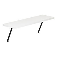 Regalhalter Adin weiß B/H/T: ca. 60x21,5x18 cm Adin - weiß (60,00/21,50/18,00cm) - moebel17