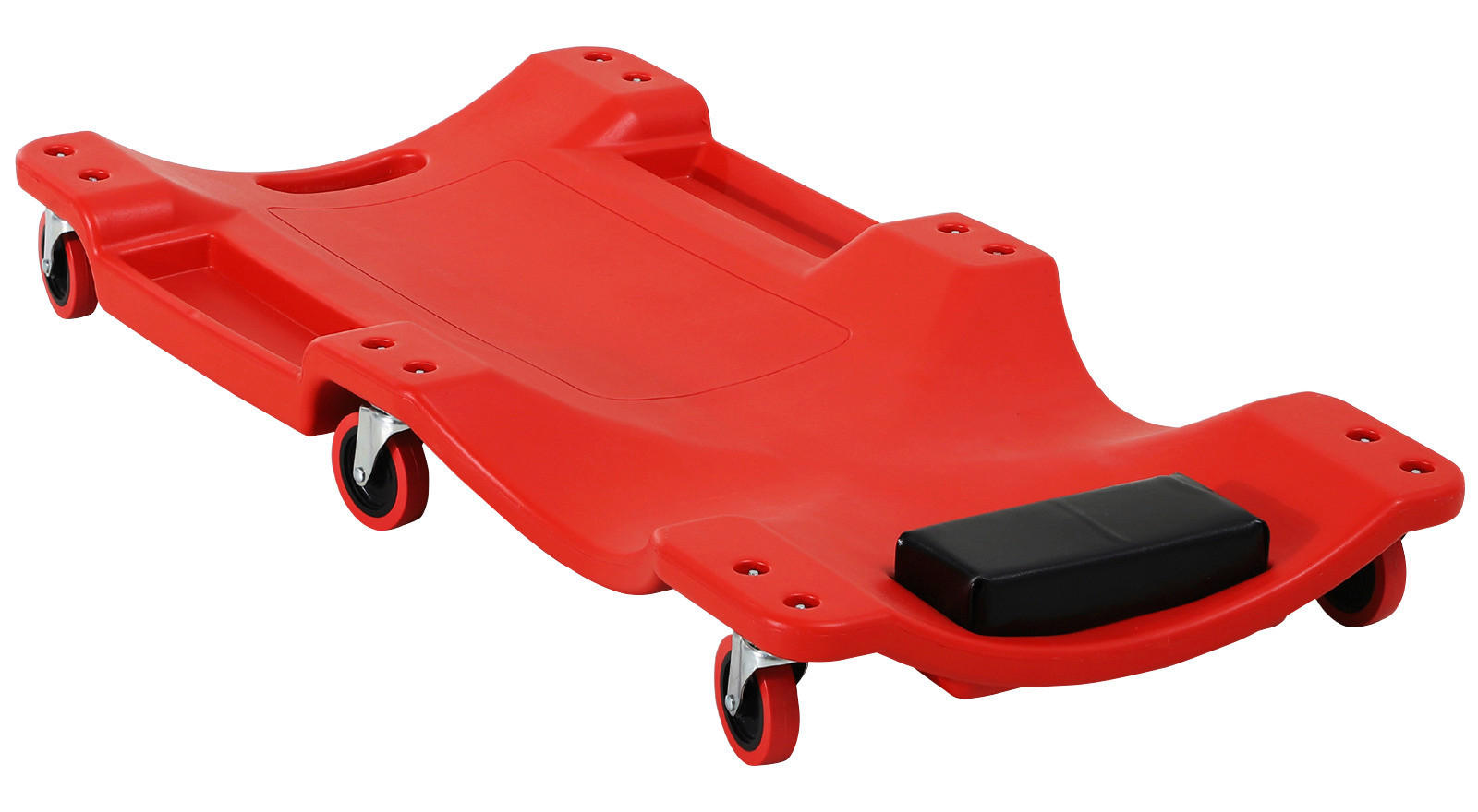 Werkstatt-Zubehör rot B/H/L: ca. 48x100x12 cm Rollbrett - rot (12,00/48,00/100,00cm) - DURHAND