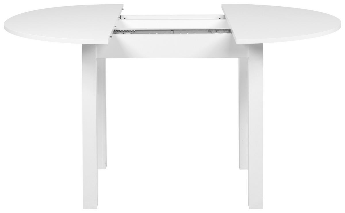 Esstisch Coburg weiß B/H/T/D: ca. 100x76x100x100 cm Coburg - weiß (100,00/76,00/100,00cm)