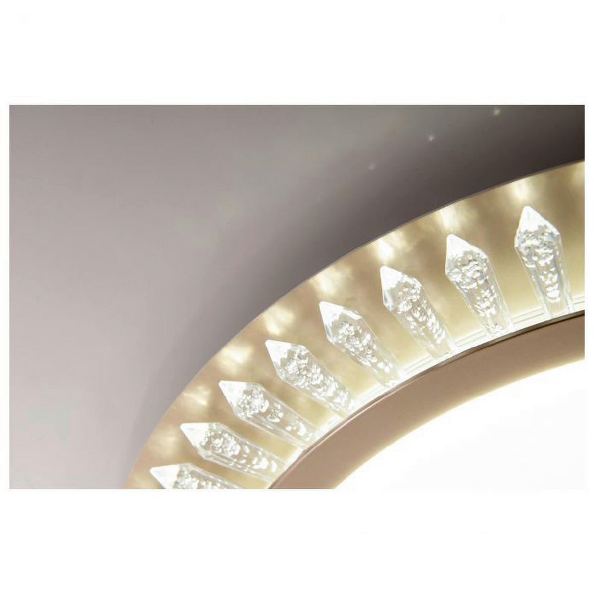 Näve Leuchten LED Deckenleuchte NV1381158 gold Eisen Acryl H/D: ca. 7x48 cm null 2 Brennstellen Madison - gold (48,00/7,00cm) - Näve Leuchten