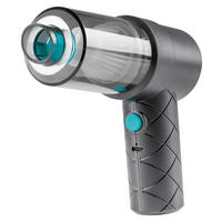 CLEANmaxx Akku-Handstaubsauger blau grau B/H/L: ca. 6,5x11,5x16 cm Akku-Handstaubsauger_6tlg. - blau/grau (16,00/6,50/11,50cm) - CLEANmaxx