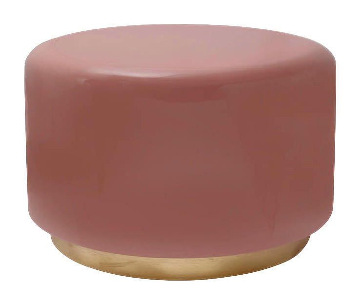 360 Living Hocker Artisse 251 rosa gold Metall H/D: ca. 43x51,5 cm Artisse 251 - gold/rosa (51,50/43,00cm) - 360 Living