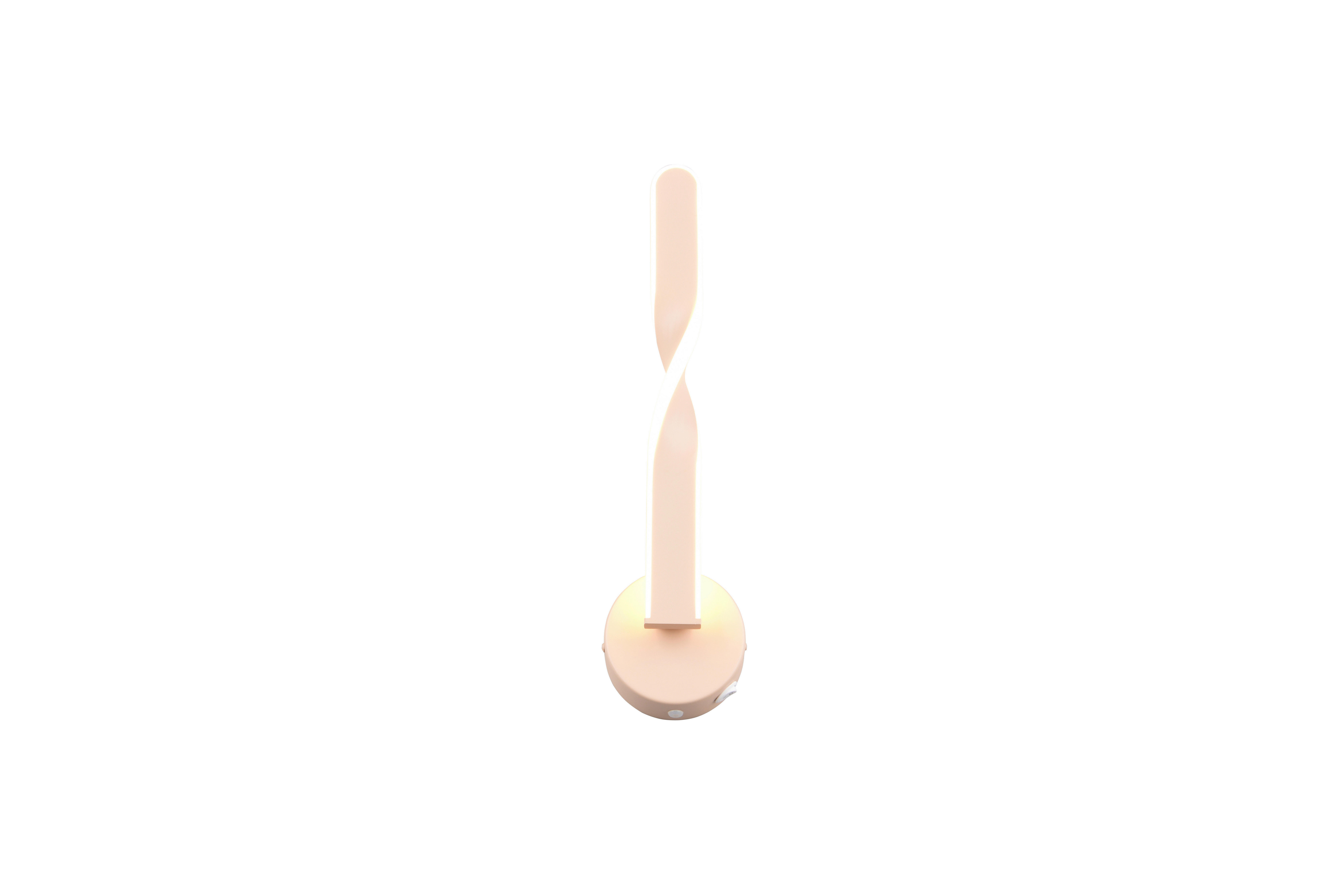 Reality LED Wandleuchte Ginko sand Metall B/H: ca. 12x45,5 cm 1 Brennstellen Ginko - sand (12,00/45,50cm) - Reality
