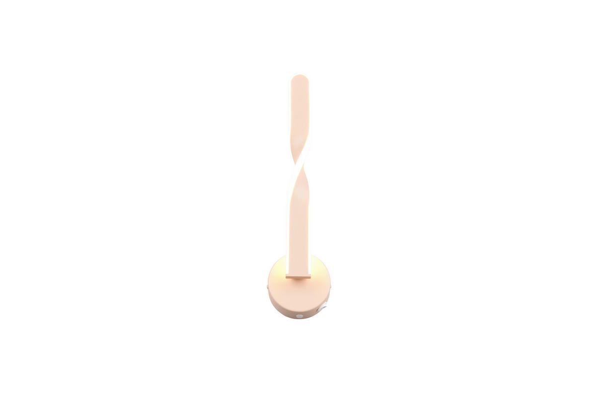 Reality LED Wandleuchte Ginko sand Metall B/H: ca. 12x45,5 cm 1 Brennstellen Ginko - sand (12,00/45,50cm) - Reality