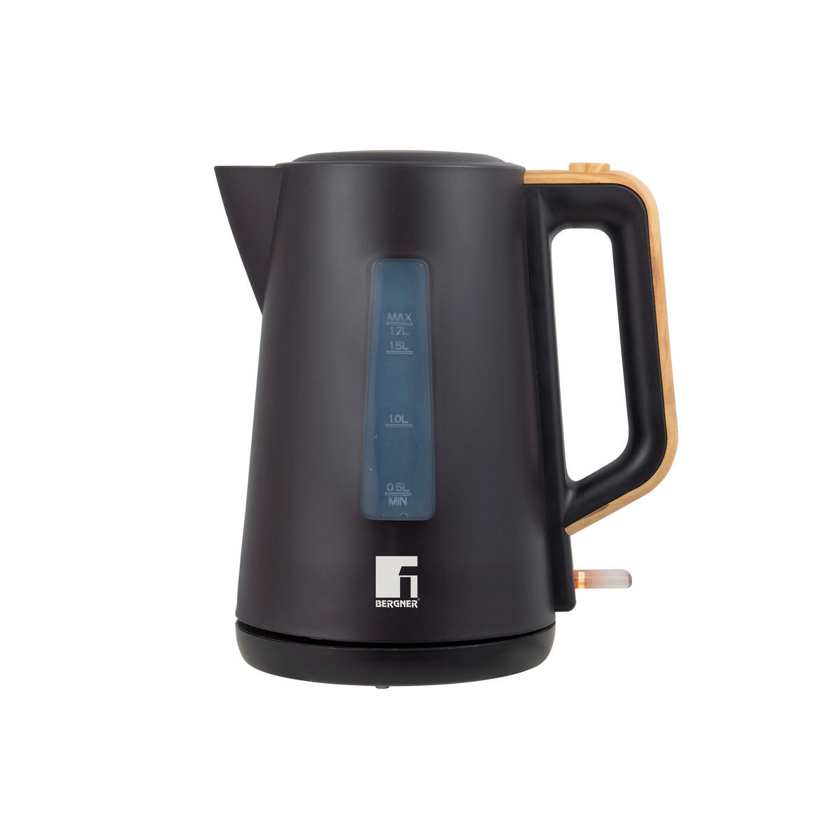 BERGNER Wasserkocher OLIVAR - schwarz (22,00/17,00/24,00cm) - BERGNER