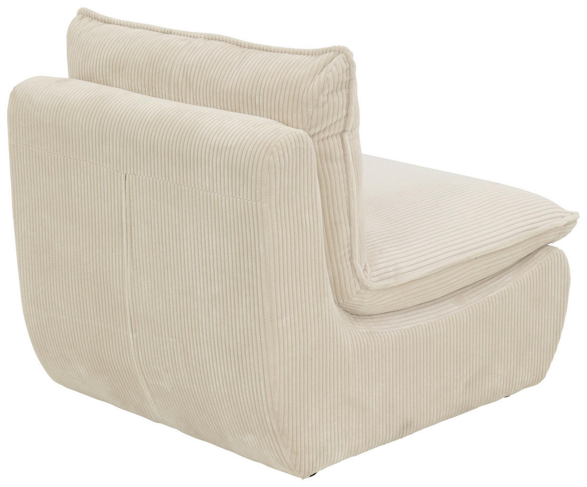 Sessel Rhodos beige Microfaser B/H/T: ca. 74x77x87 cm Rhodos - beige (74,00/77,00/87,00cm) - Hela