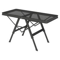 Outsunny Campingtisch schwarz Metall B/H/L: ca. 40,5x58x90 cm Campingtisch - schwarz (90,00/40,50/58,00cm) - Outsunny