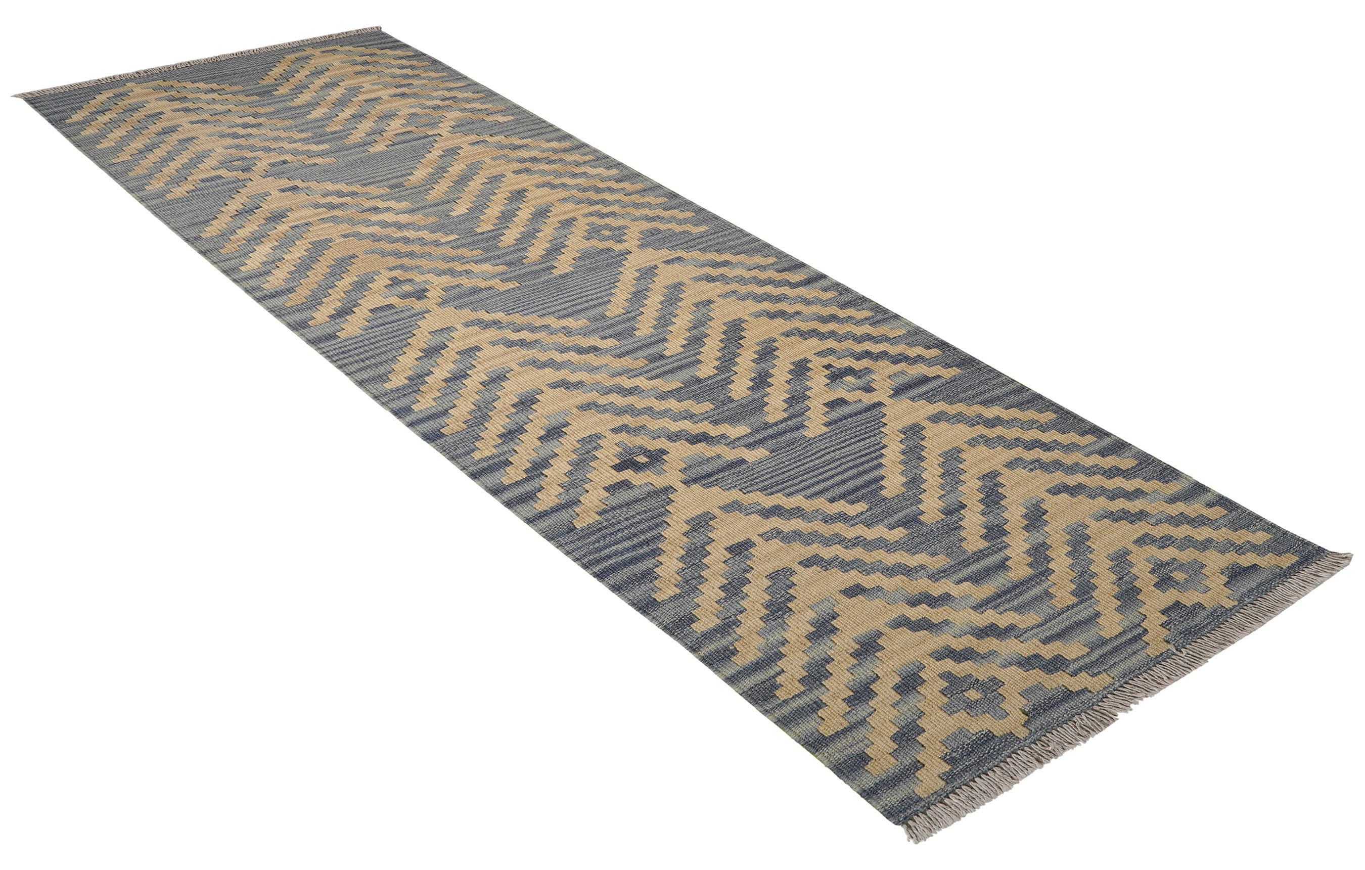 PersaTepp Teppich Kelim Gashgai grau B/H/L: ca. 61x1x209 cm Kelim Gashgai - grau (209,00/61,00/1,00cm) - PersaTepp