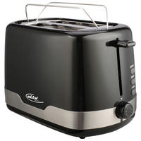 Elta Toastautomat ETO-850.15 schwarz silber Kunststoff Metall Black Line - schwarz/silber - Elta