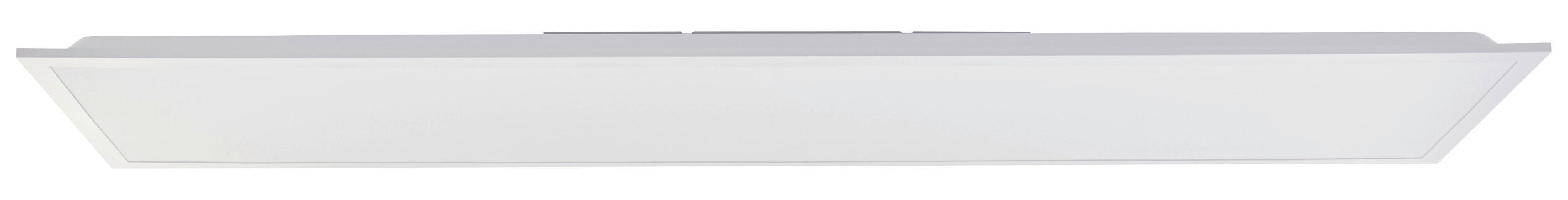 Brilliant LED-Deckenleuchte weiß Metall Kunststoff B/H/L: ca. 122,5x8x33 cm Briston - weiß (33,00/122,50/8,00cm) - Brilliant