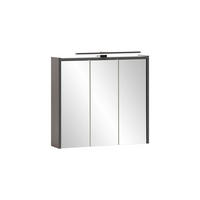 Spiegelschrank Palermo anthrazit B/H/T: ca. 65x62,7x16 cm Palermo - anthrazit (65,00/62,70/16,00cm) - Möbelpartner