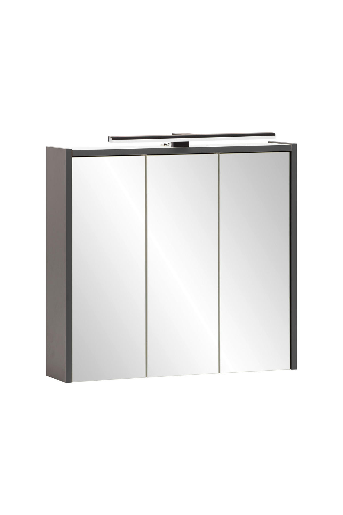 Spiegelschrank Palermo anthrazit B/H/T: ca. 65x62,7x16 cm Palermo - anthrazit (65,00/62,70/16,00cm) - Möbelpartner