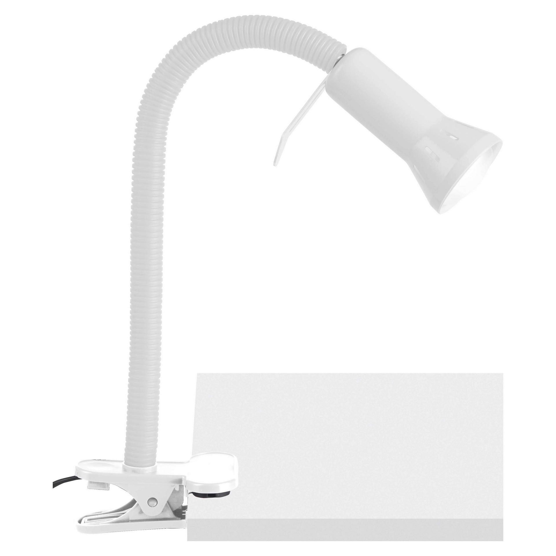 Brilliant Klemmleuchte 24705T05 Flex weiß Metall Kunststoff B/H: ca. 23x52 cm E14 1 Brennstellen Flex - weiß (23,00/52,00cm) - Brilliant