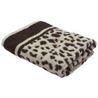 Duschtuch Duschtuch_Jacquard_Leo - braun/beige (70,00/140,00cm)