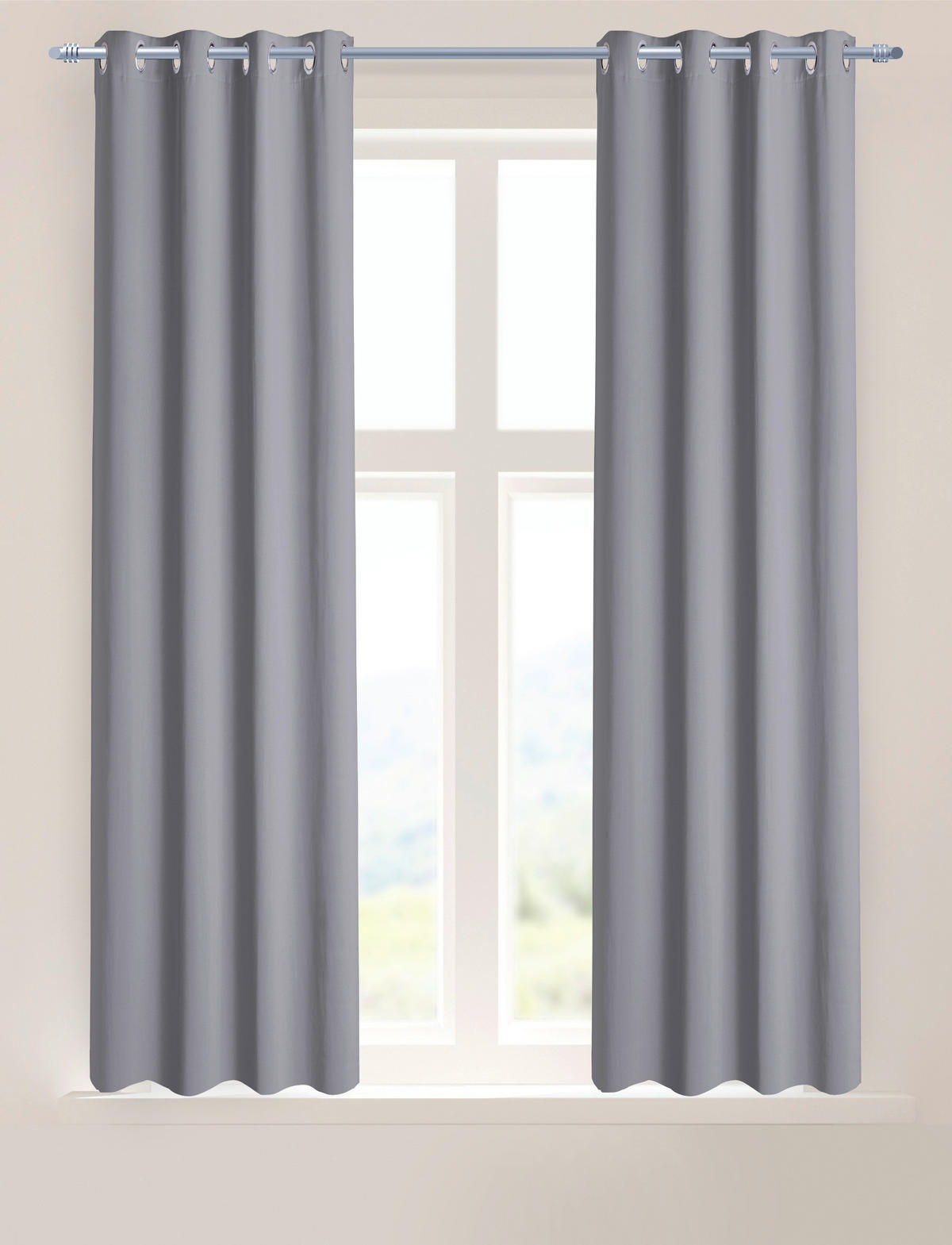 Verdunklungsvorhang Iglu silber B/L: ca. 140x175 cm Iglu - silber (140,00/175,00cm)