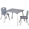 Kesper Kindertisch mit 2 Stühlen grau Spanplatte B/H/L: ca. 55x45x55 cm Kindertisch_mit_2_Stühlen - grau (55,00/55,00/45,00cm) - Kesper