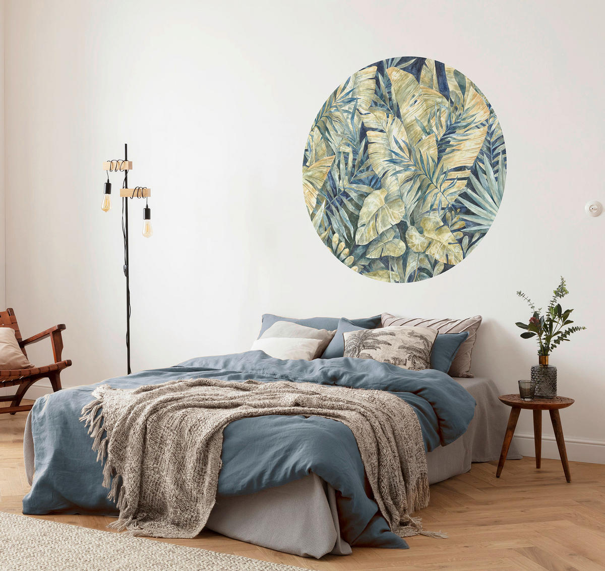 Komar Fototapete Feuilles Tropicales D: ca. 125 cm Feuilles Tropicales - (125,00cm) - Komar