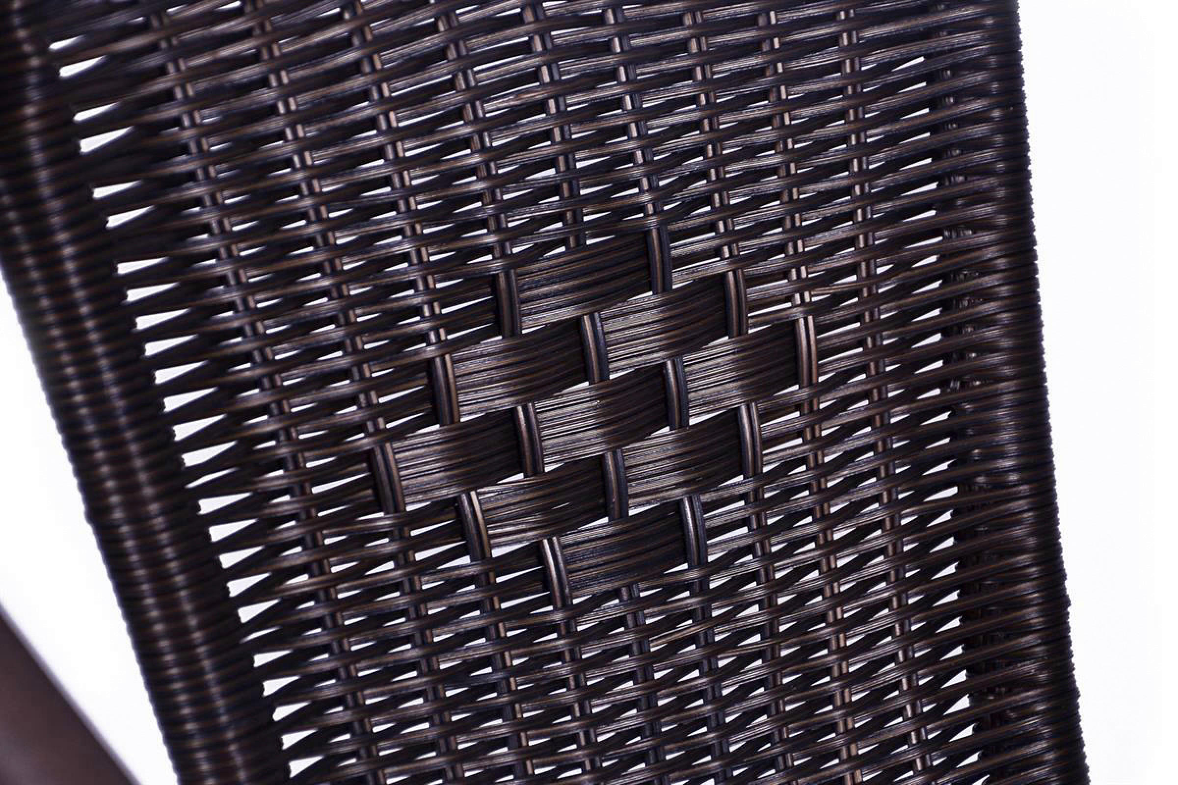 Thumbnail - VCM Gartensitzgruppe braun Polyrattan B/H: ca. 53x73 cm