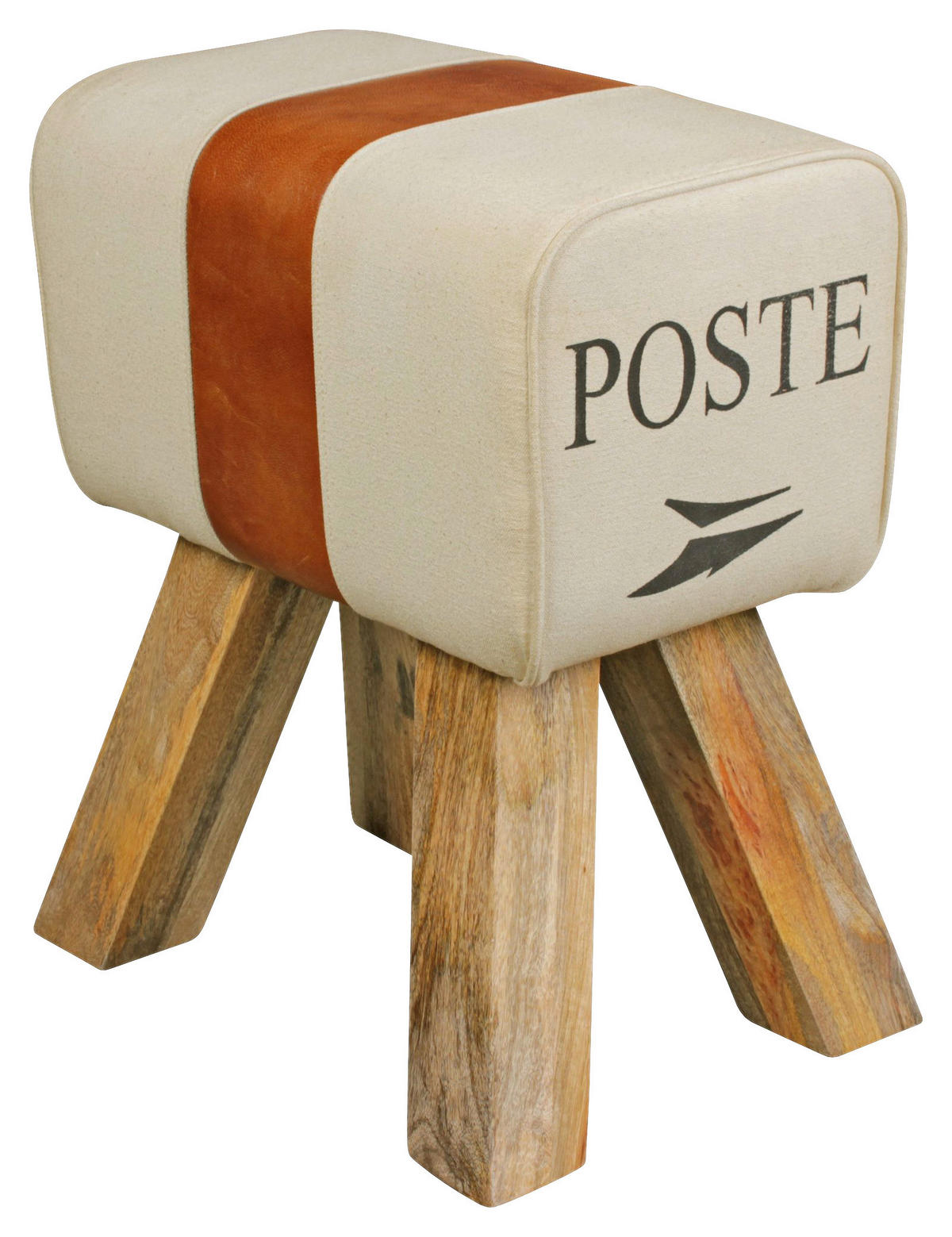 Wohnling Sitzhocker beige B/H/T: ca. 40x47x30 cm Sitzhocker - beige (40,00/47,00/30,00cm) - Wohnling
