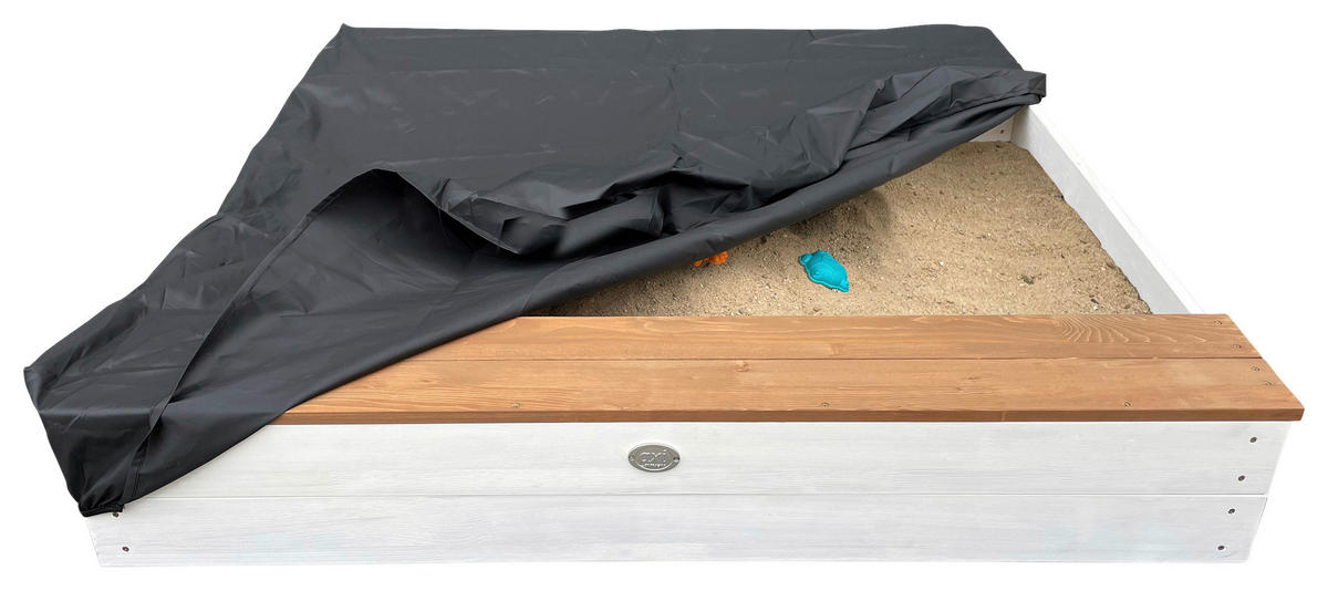 AXI Sandkasten Evy weiß B/H/T: ca. 117x18,7x119 cm Evy - braun/weiß (117,00/18,70/119,00cm) - AXI