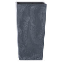 Prosperplast Blumentopf URBI SQUARE EFFECT anthrazit Kunststoff B/H/L: ca. 40x75x40 cm URBI SQUARE EFFECT - anthrazit (40,00/40,00/75,00cm) - Prosperplast