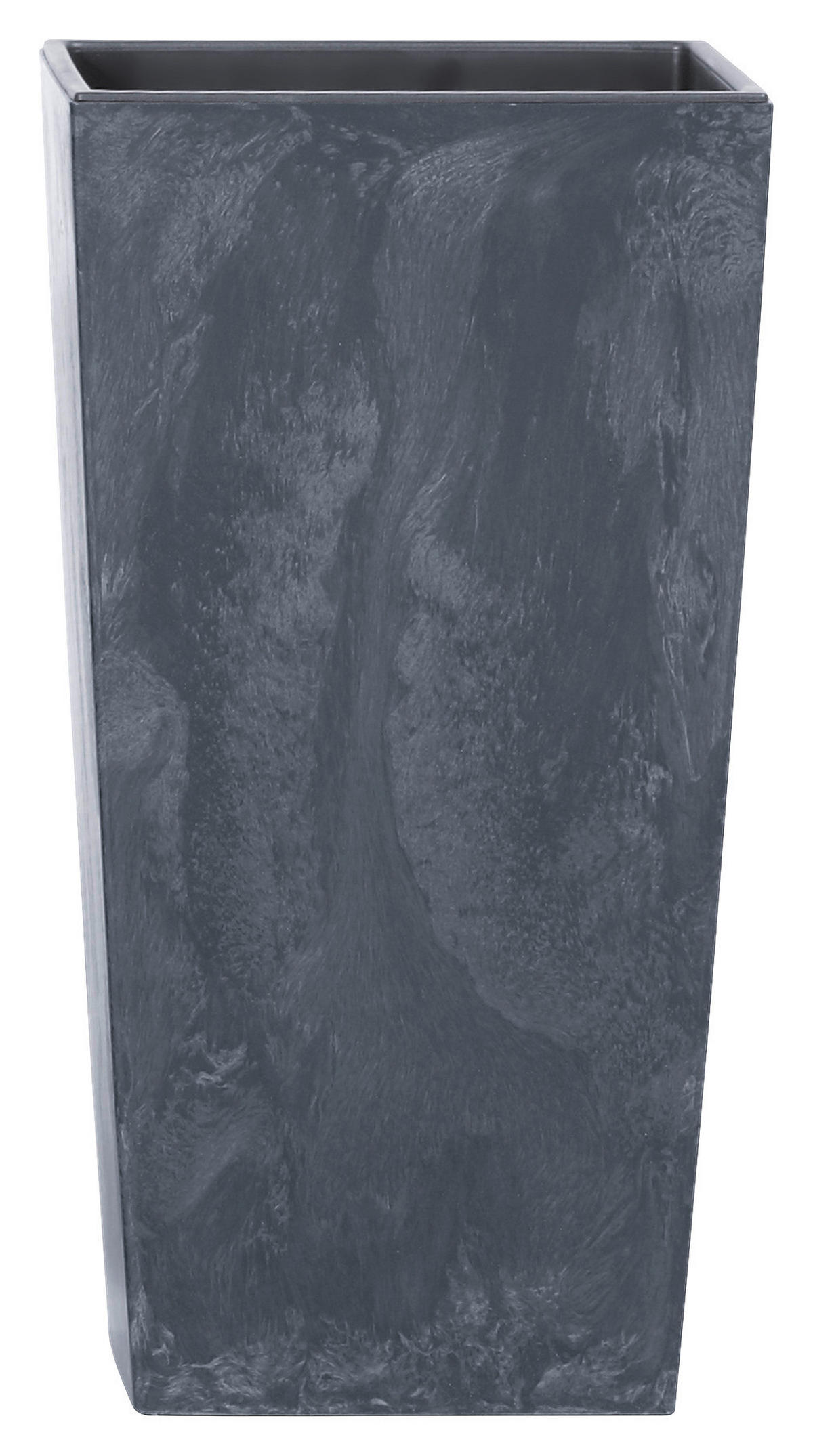 Prosperplast Blumentopf URBI SQUARE EFFECT anthrazit Kunststoff B/H/L: ca. 40x75x40 cm URBI SQUARE EFFECT - anthrazit (40,00/40,00/75,00cm) - Prosperplast