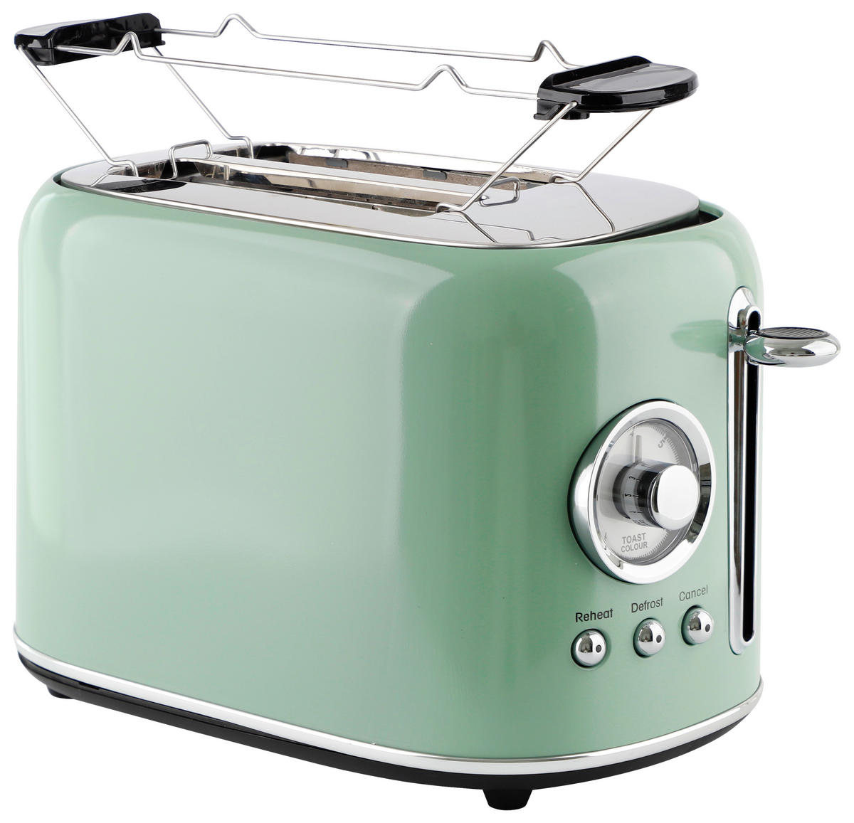 Emerio Toastautomat TO-133281.3 mint Edelstahl B/H/L: ca. 16,8x18,9x29,7 cm Toastautomat_Retro TO-133281.3 - mint (29,70/16,80/18,90cm) - Emerio