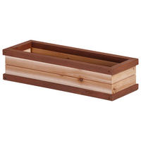 AXI Blumenkasten braun Holz B/H/L: ca. 19x12x54 cm Blumenkasten - braun/natur (54,00/19,00/12,00cm) - AXI