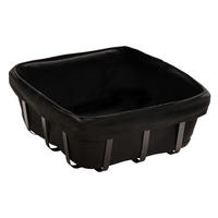 Kesper Brot/Obstkorb schwarz Metall B/H/L: ca. 22x9x22 cm Brot-/u.Obstkorb - schwarz (22,00/22,00/9,00cm) - Kesper