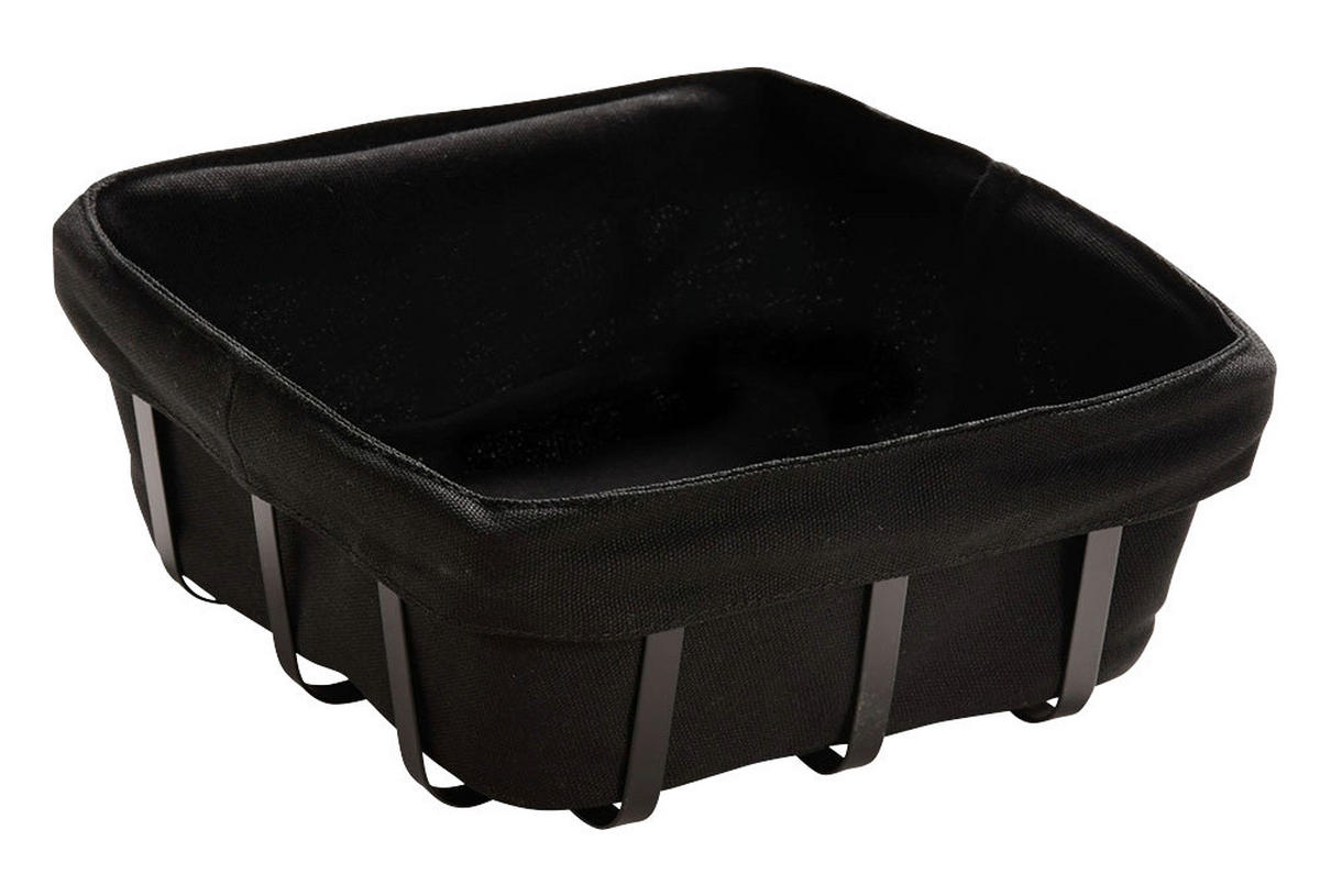 Kesper Brot/Obstkorb schwarz Metall B/H/L: ca. 22x9x22 cm Brot-/u.Obstkorb - schwarz (22,00/22,00/9,00cm) - Kesper
