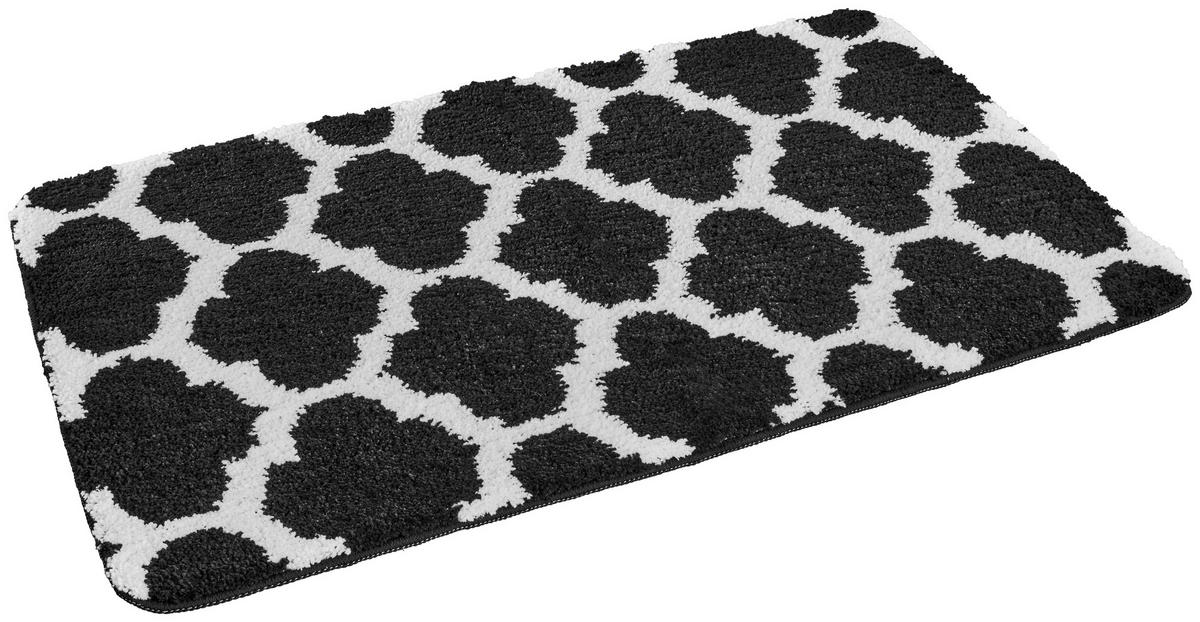Badematte Badematte_Scandi 60x100cm - weiß/schwarz (60,00/100,00cm)