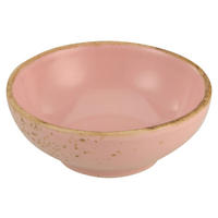 CreaTable Schalen-Set NATURE COLLECTION rosa Steinzeug D: ca. 8 cm NATURE COLLECTION - rosa (8,00cm) - CreaTable