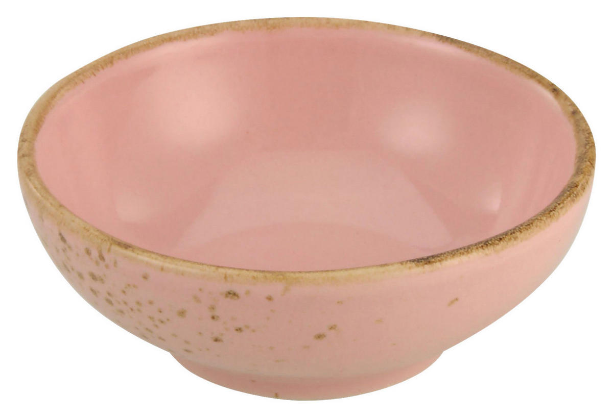 CreaTable Schalen-Set NATURE COLLECTION rosa Steinzeug D: ca. 8 cm NATURE COLLECTION - rosa (8,00cm) - CreaTable