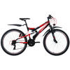KS-Cycling Mountain-Bike Topeka Topeka 26 Zoll Rahmenhöhe 48 cm 21 Gänge schwarz schwarz ca. 26 Zoll Topeka - rot/schwarz - KS-Cycling