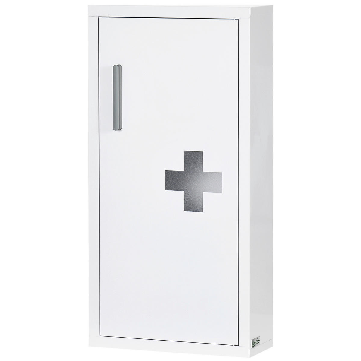kleankin Medizinschrank weiß Edelstahl B/H/L: ca. 12x30x60 cm Medizinschrank - weiß (60,00/12,00/30,00cm) - kleankin