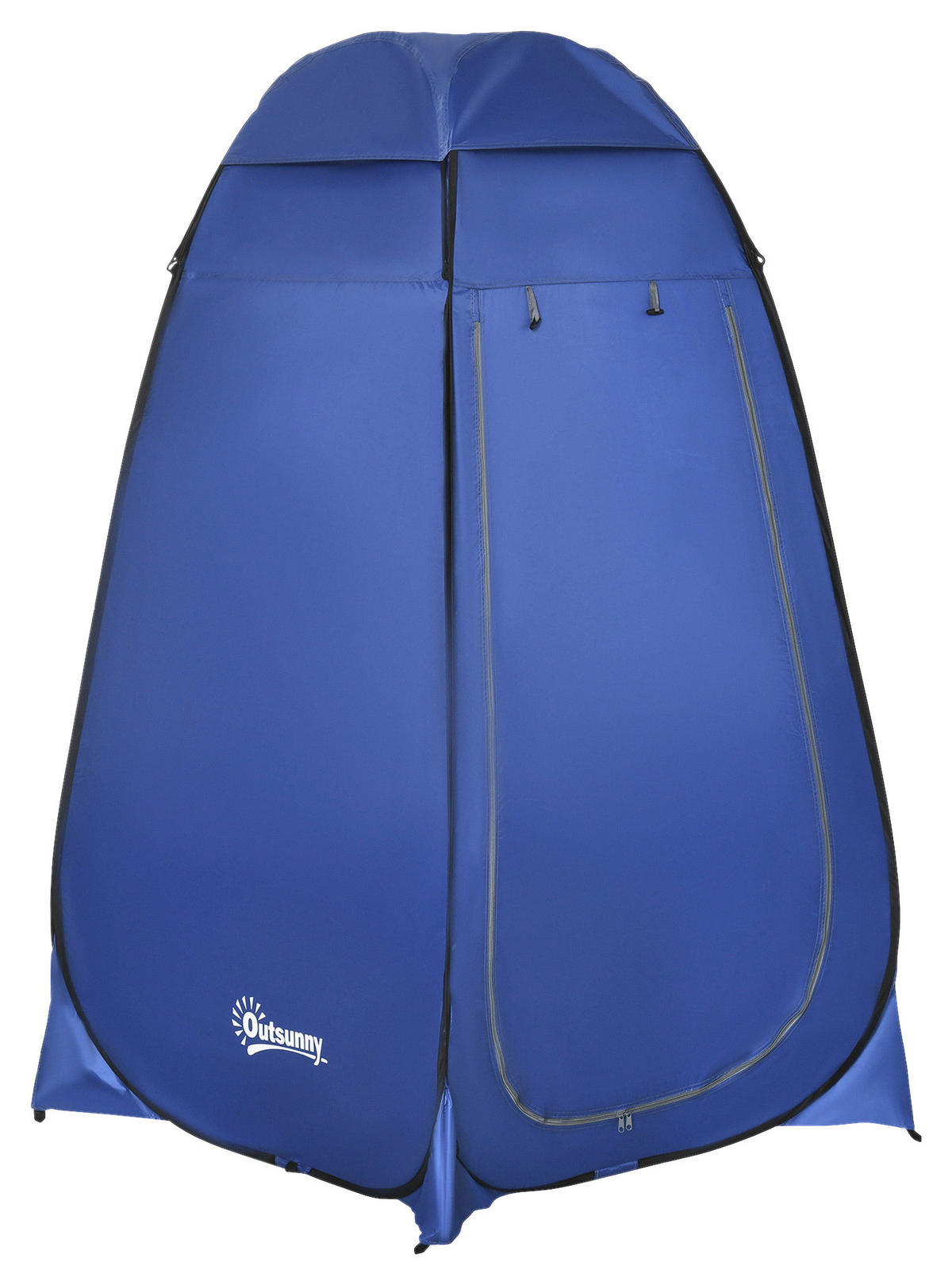 Outsunny Zelt blau Polypropylen B/H/L: ca. 120x120x190 cm Wurfzelt - blau (190,00/120,00/120,00cm) - Outsunny