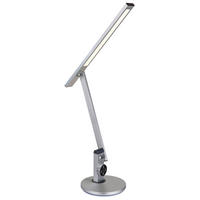 GLOBO LED-Tischleuchte schwarz silber Aluminium Kunststoff B/H/T: ca. 19x49,9x63,5 cm SOLANA - schwarz/silber (19,00/49,90/63,50cm) - GLOBO