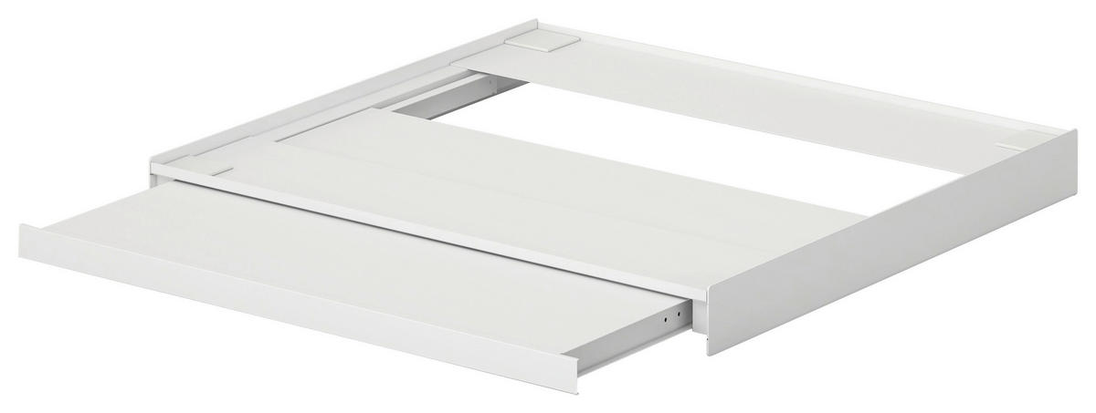 Zwischenbaurahmen für Waschmaschine weiß Metall Zwischenbaurahmen_für_Waschmaschine - weiß (59,40/60,00/6,80cm) - POCOline