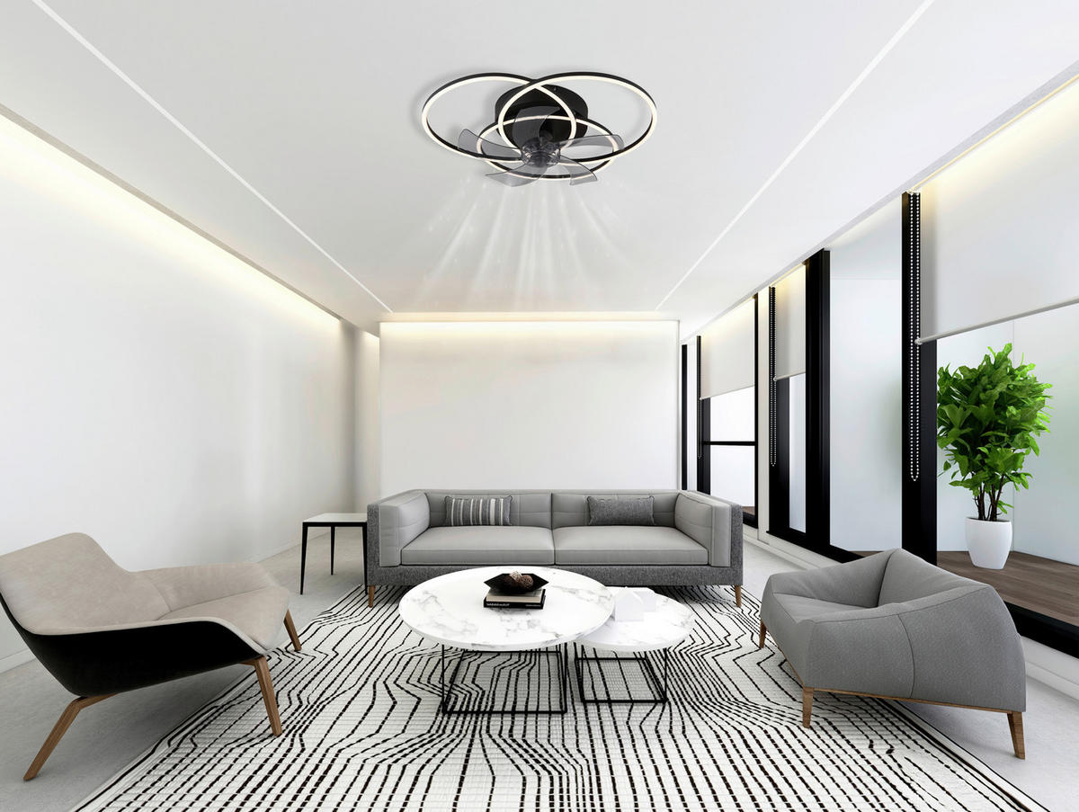 LED-Deckenventilator H/D: ca. 175x58 cm LED-Deckenventilator_Alia - (58,00/175,00cm)
