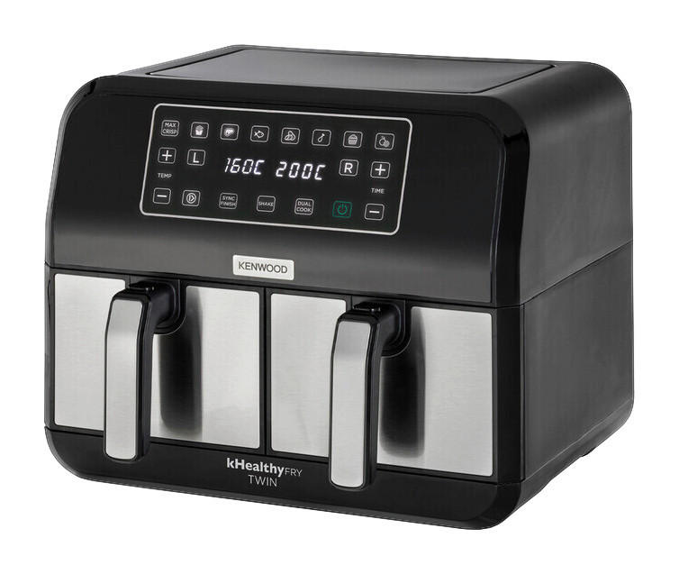 Kenwood Heißluftfritteuse HFM20.000MB schwarz Kunststoff B/H/L: ca. 38,5x31,5x32,5 cm ca. 8 l