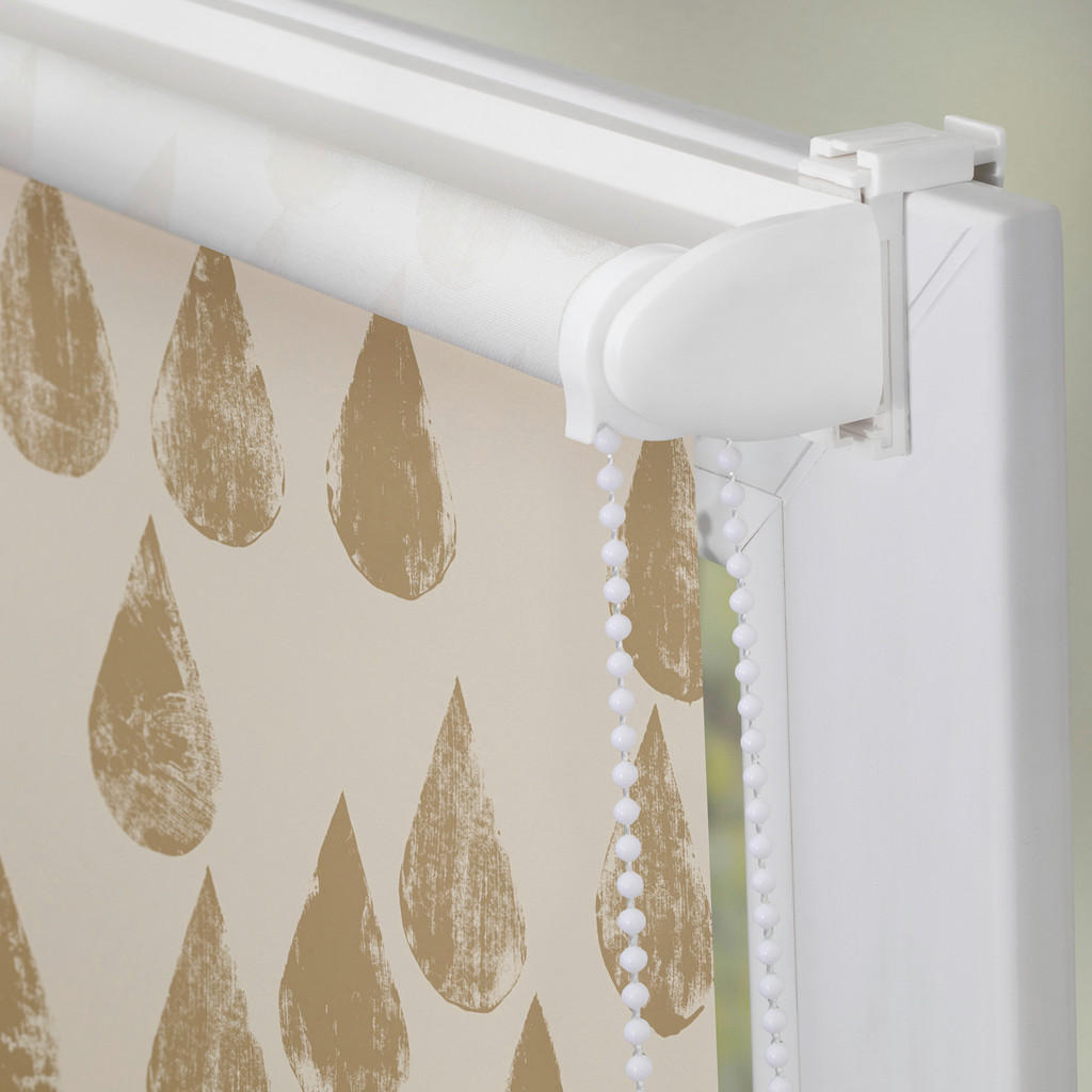 Thumbnail - Rollo Golden Drops gold B/L: ca. 70x150 cm