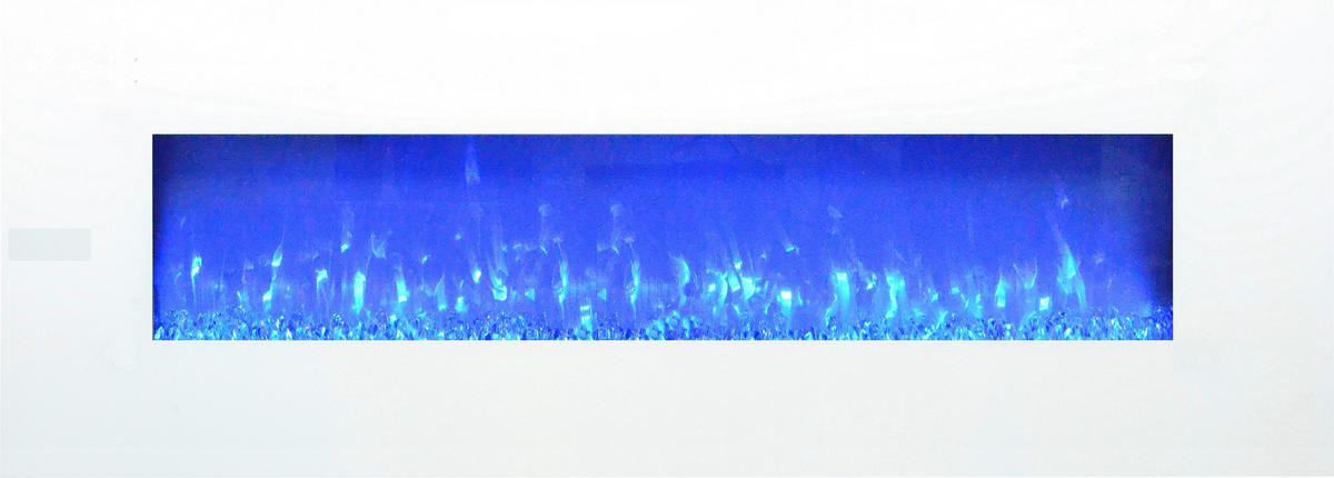 POCOline Elektrischer-Kamin KJETIL B990908 weiß Eisen Glas B/H/T: ca. 128x61x26 cm ca. 1500 W Elektrischer_Kamin B990908 - weiß (128,00/61,00/26,00cm) - POCOline