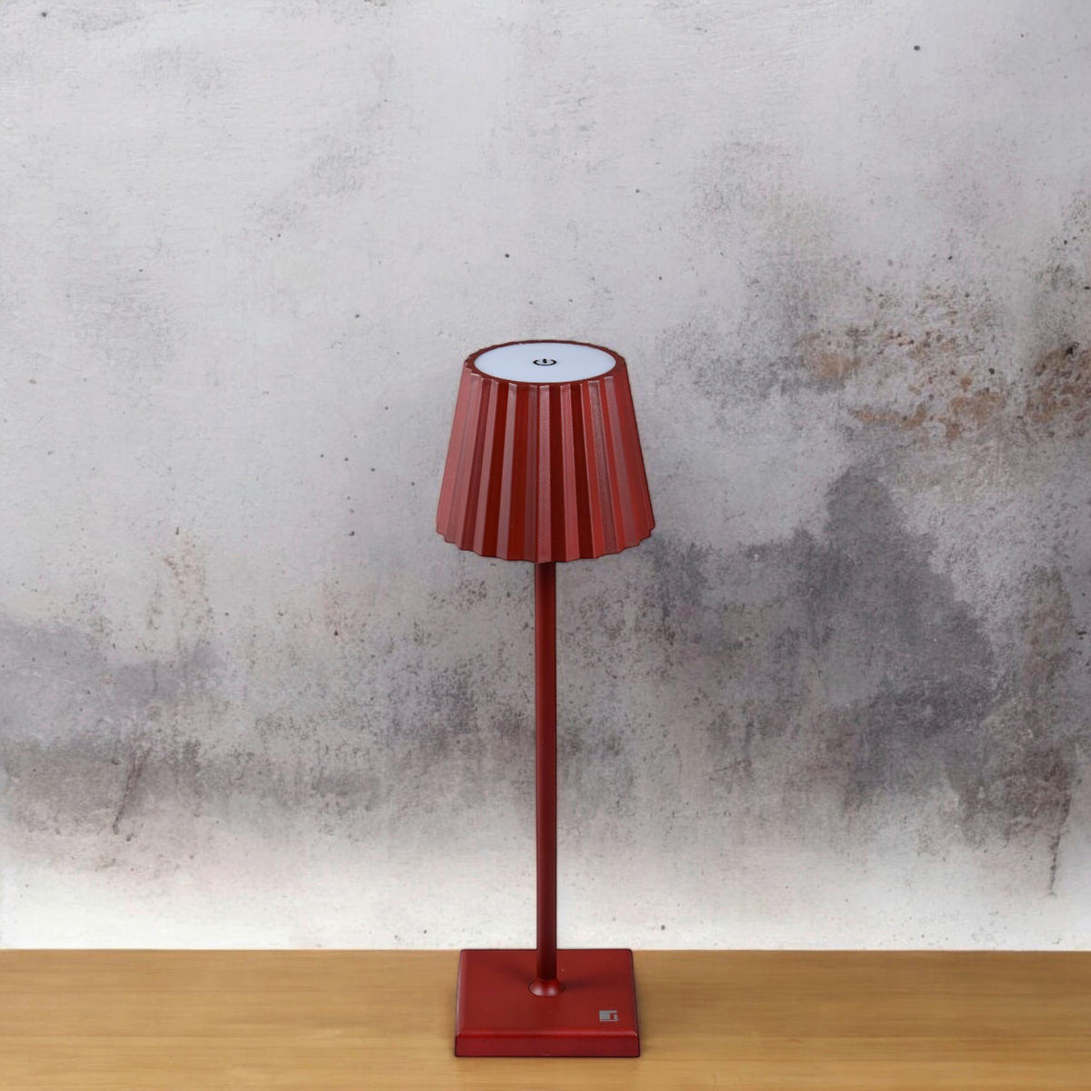 BERGNER LED-Tischleuchte rot B/H: ca. 11,6x38 cm MAROON - rot (11,60/38,00cm) - BERGNER