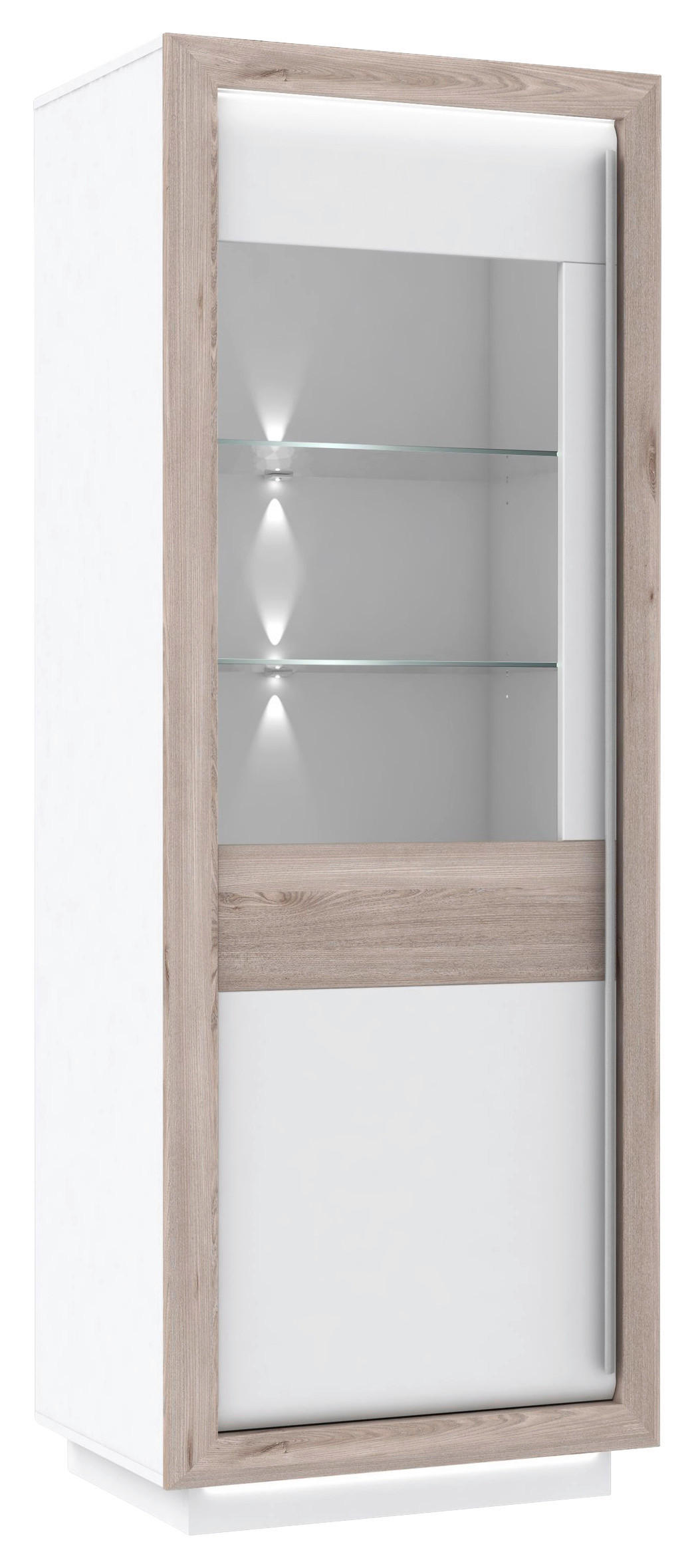 Standvitrine  B/H/T: ca. 73,3x197x53 cm Canne_Vitrine CQNV711LB-C141 - (73,30/197,00/53,00cm)