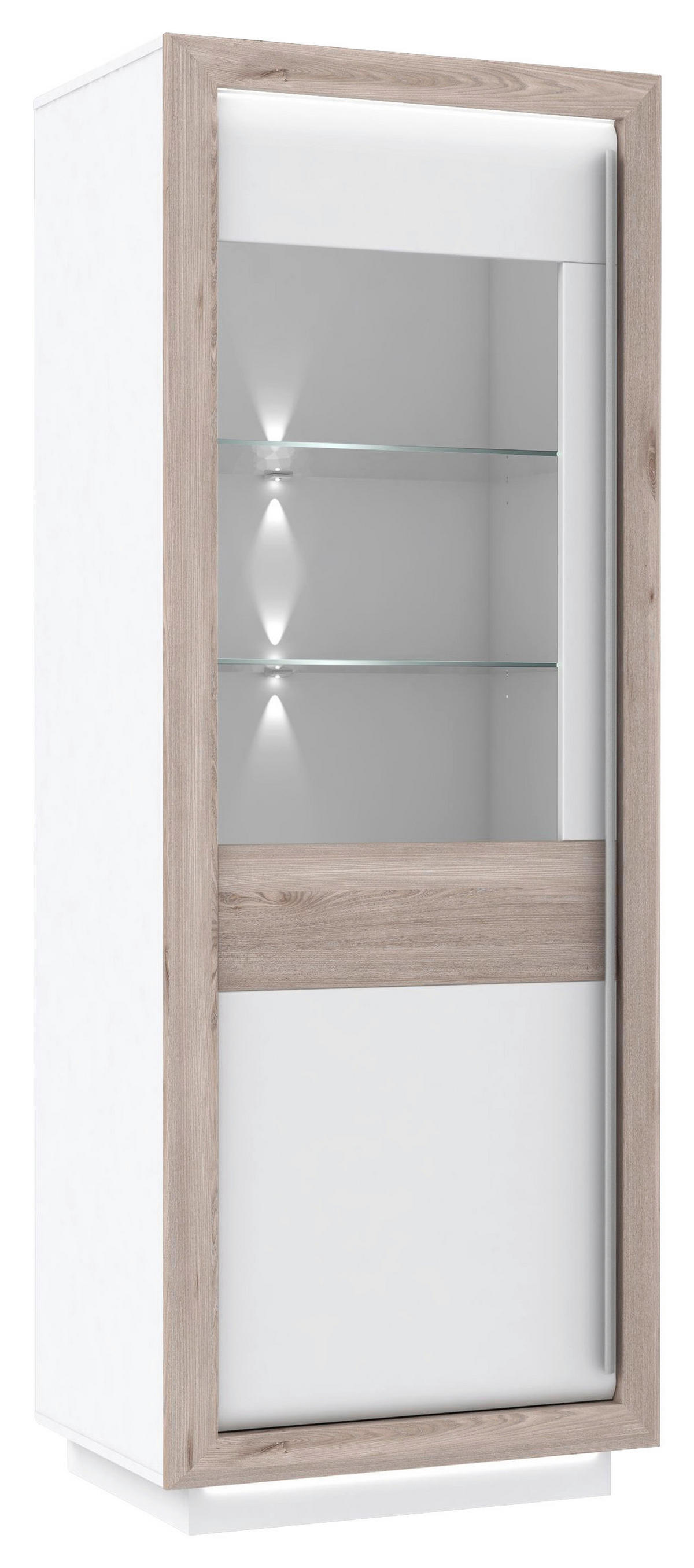 Standvitrine  B/H/T: ca. 73,3x197x53 cm Canne_Vitrine CQNV711LB-C141 - (73,30/197,00/53,00cm)