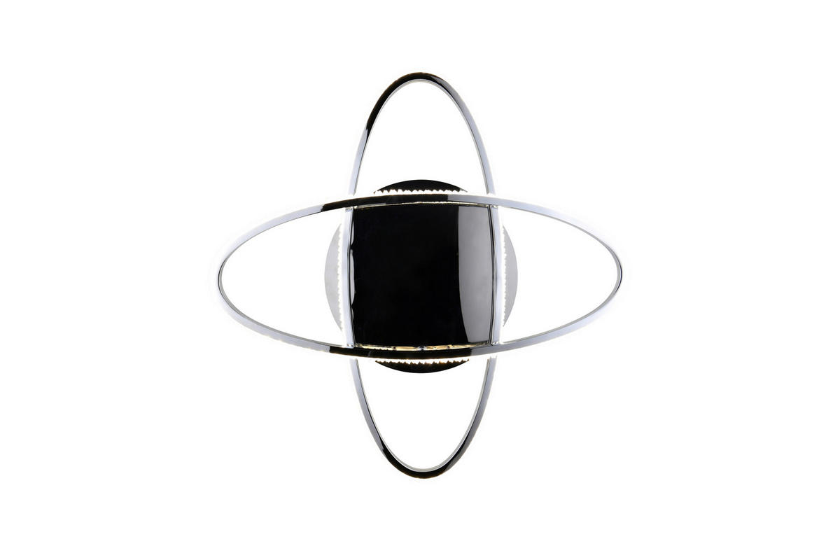 Deckenleuchte Chrom Metall B/H/D: ca. 58x9x58 cm LED-Deckenleuchte_Lane - Chrom (58,00/9,00cm)