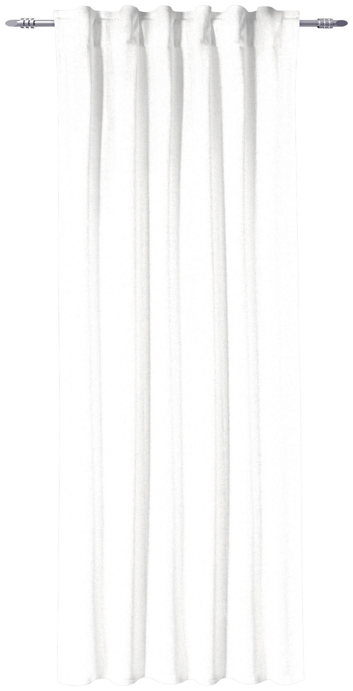 Kombivorhang Ulrich weiß B/L: ca. 135x245 cm Ulrich - weiß (135,00/245,00cm) - POCOline