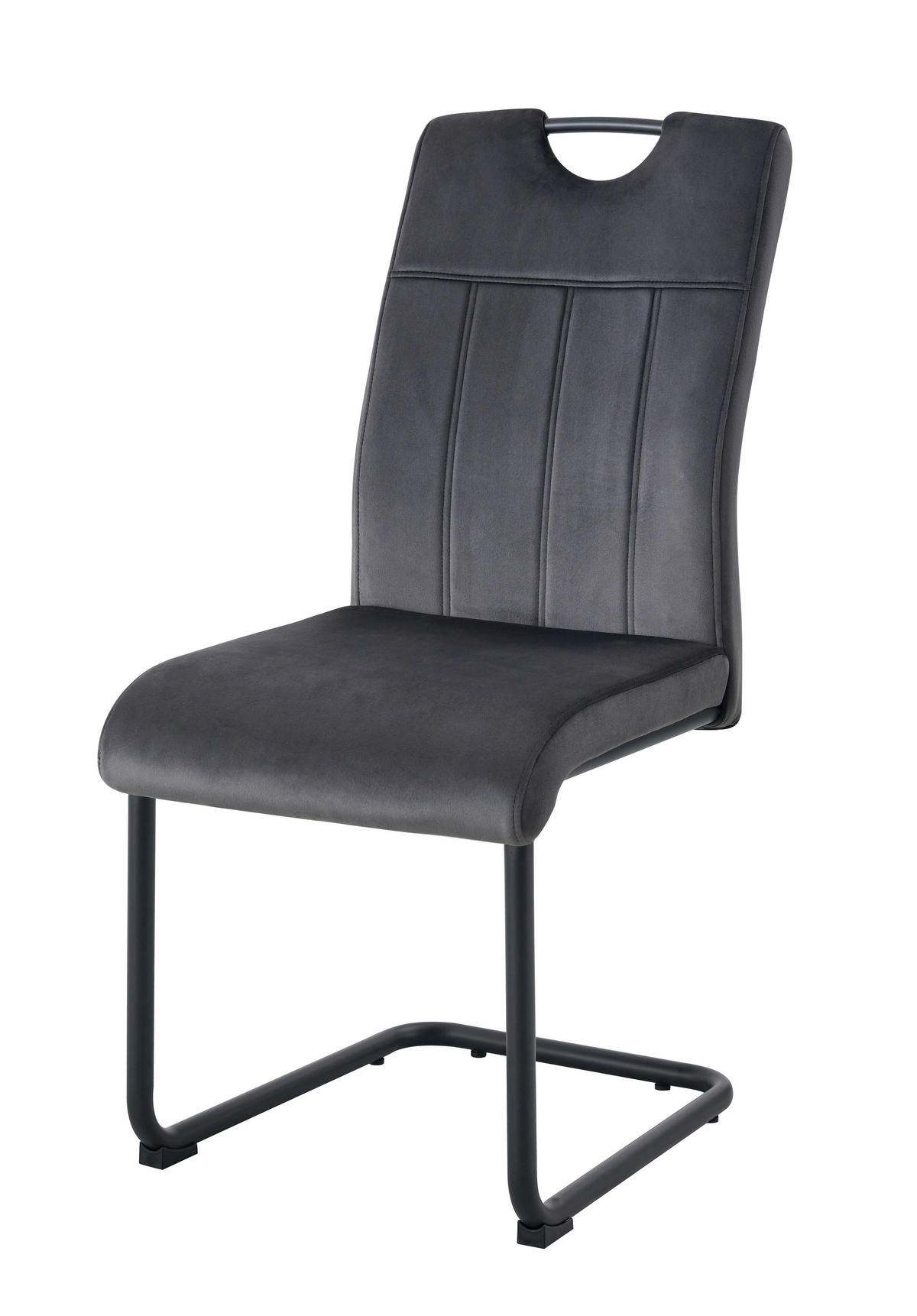 Schwingstuhl LISA, 2er Set anthrazit schwarz B/H/T: ca. 43x98x61 cm LISA, 2er Set - schwarz/anthrazit (43,00/98,00/61,00cm) - xonox.home